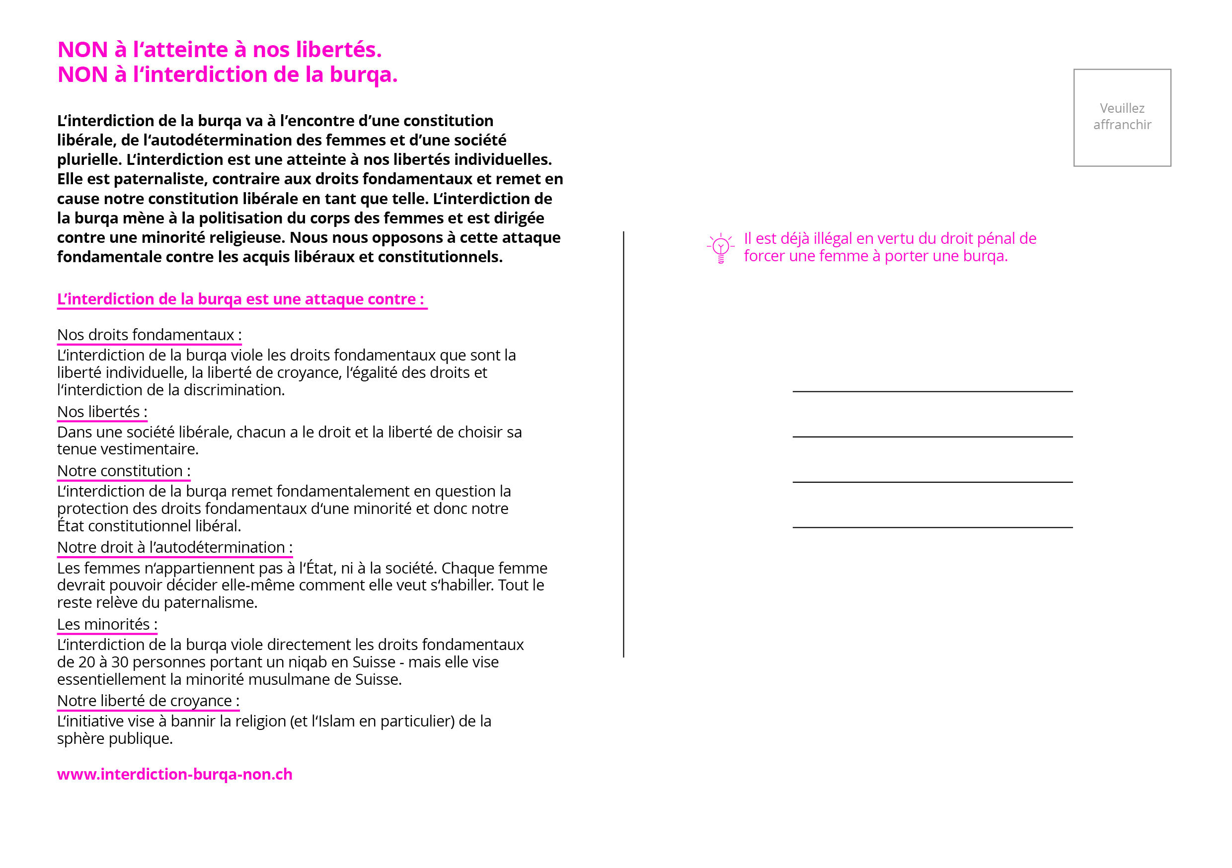 Flyer A5 Français Rückseite