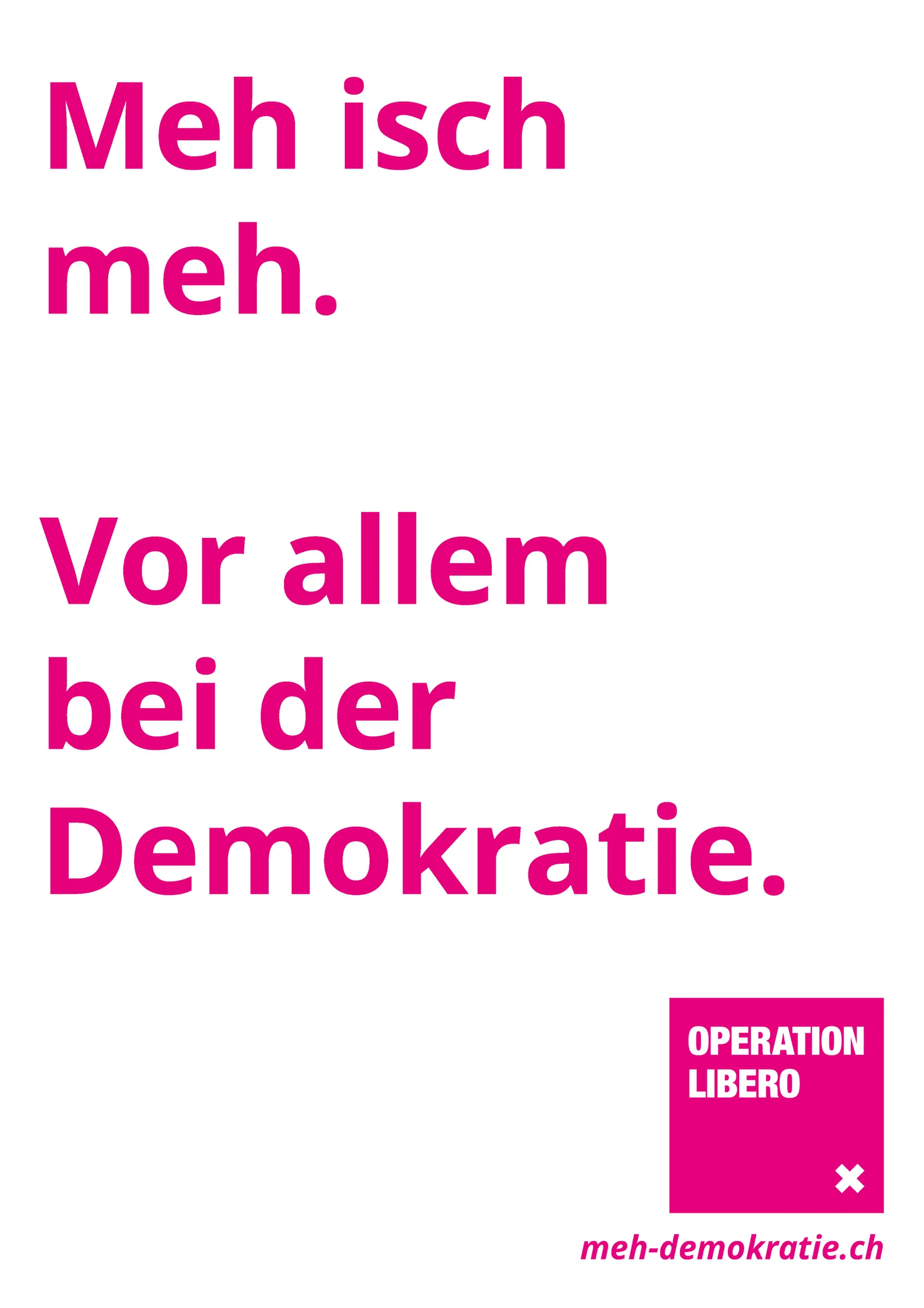 poster demokratie initiative