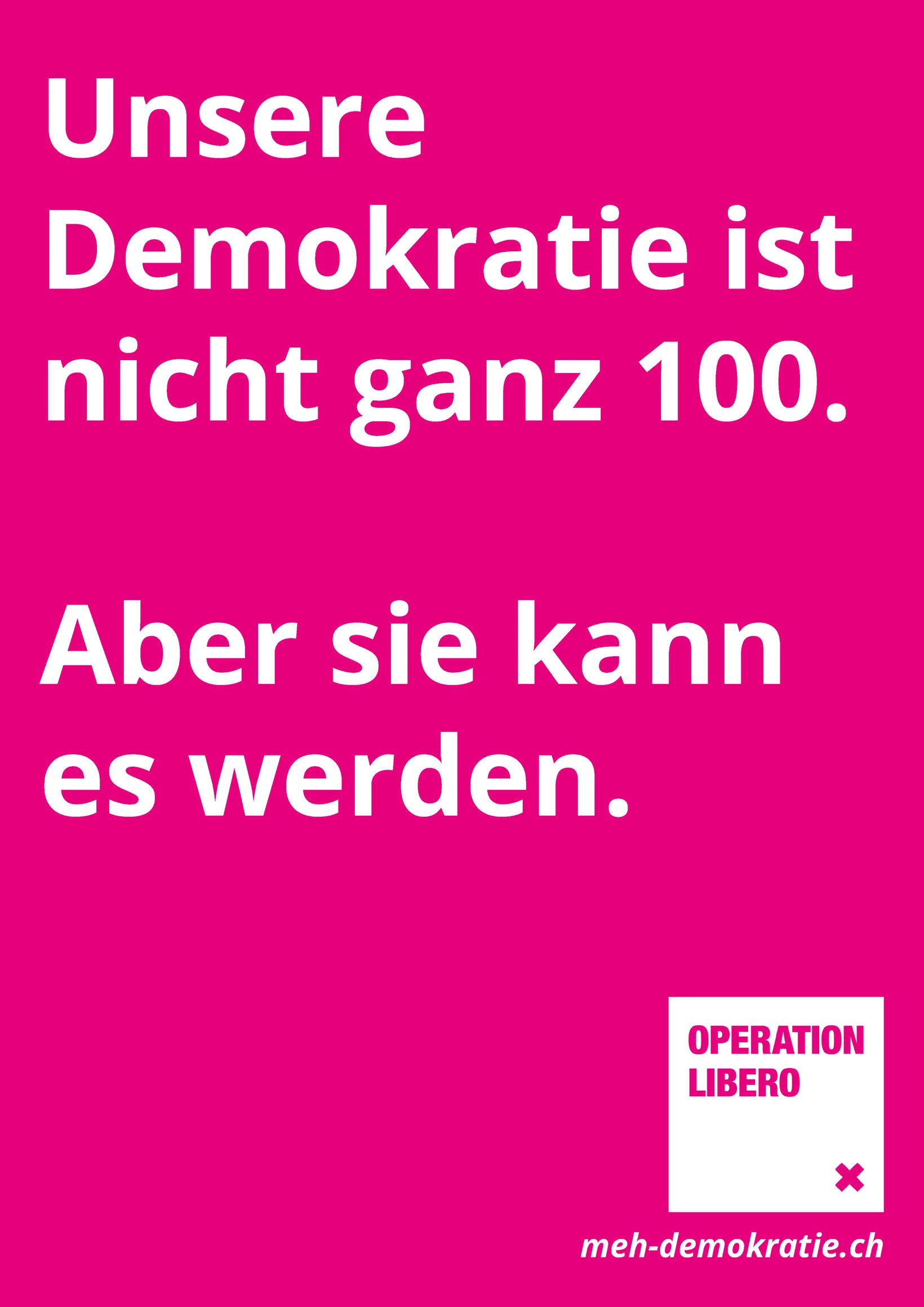 poster demokratie initiative