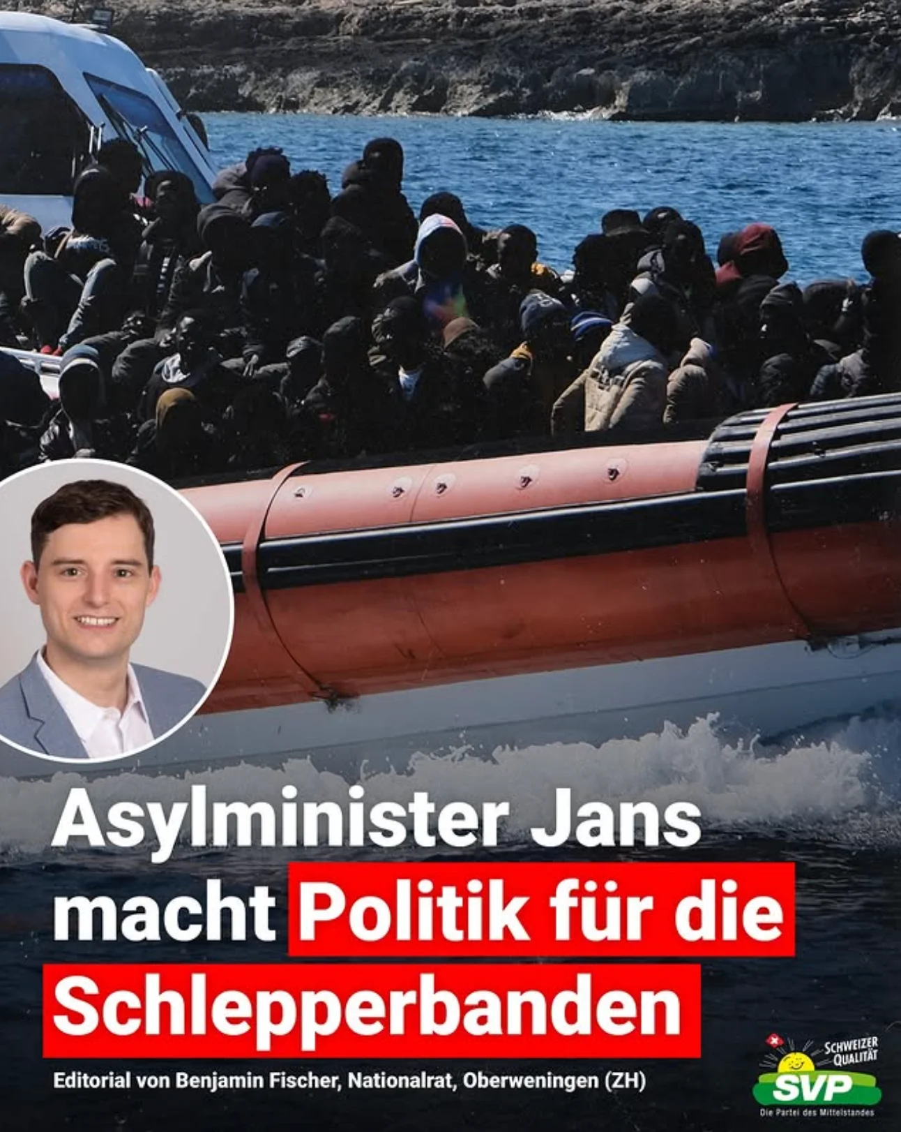 Post der SVP Schweiz