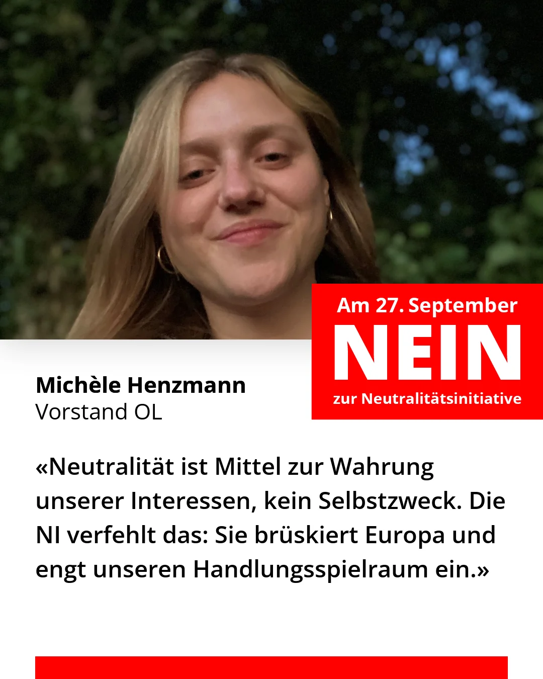 Testimonial Michèle Henzmann