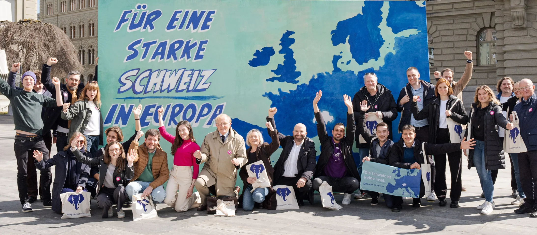 europa initiative lancierung stunt