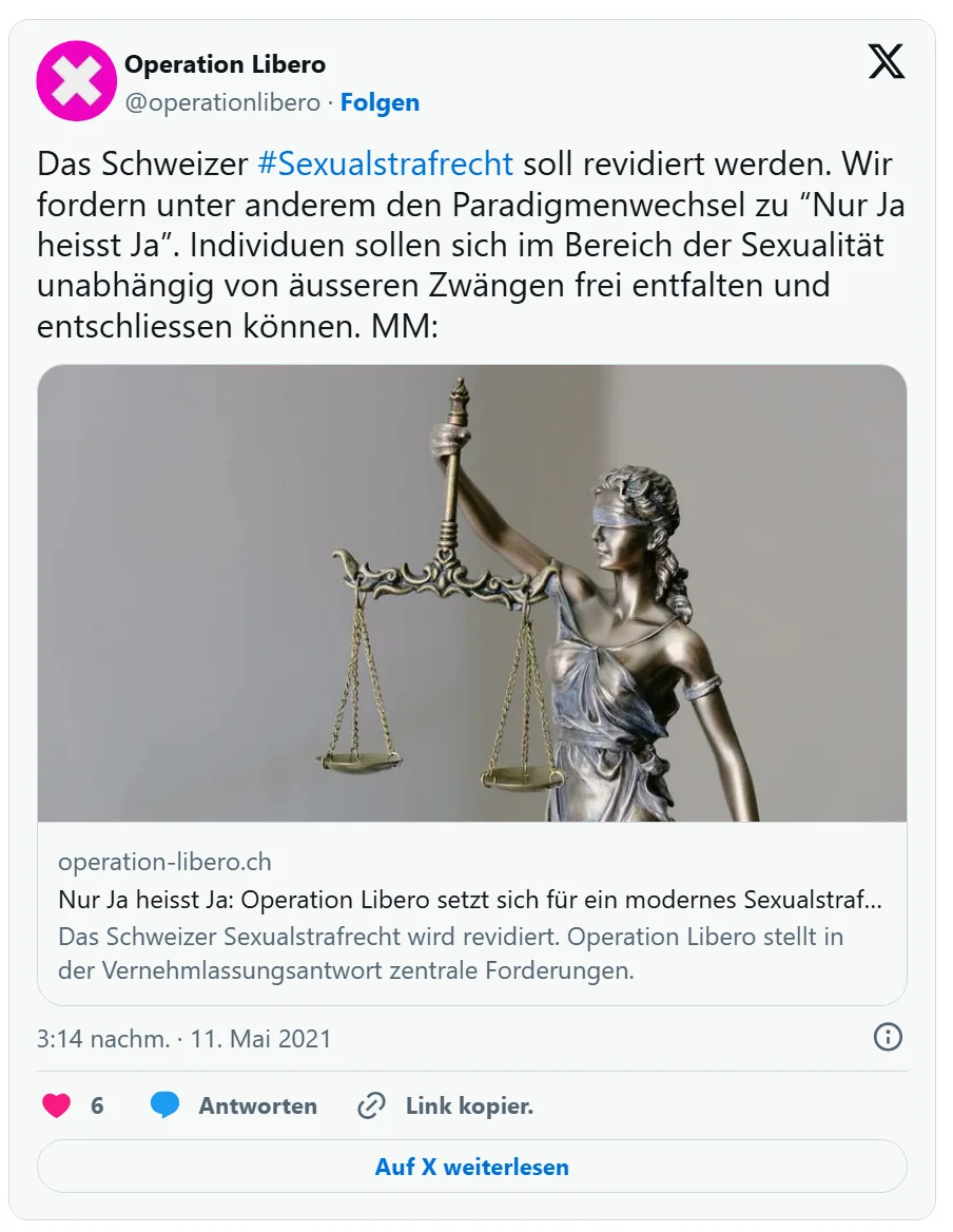 X-Post Revision Sexualstrafrecht