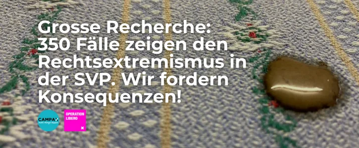 Offener brief zur grossen SVP-Recherche