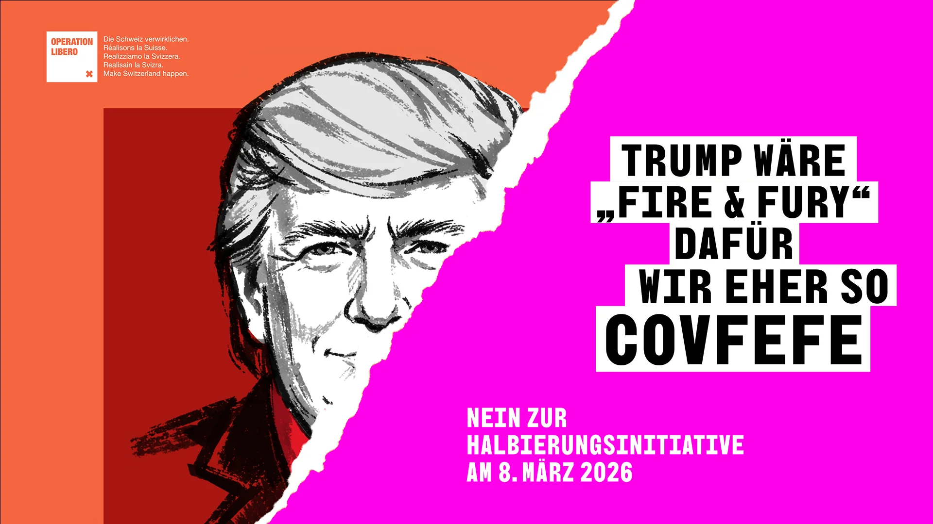 Nein zur Halbierungsinitiative am 8. März