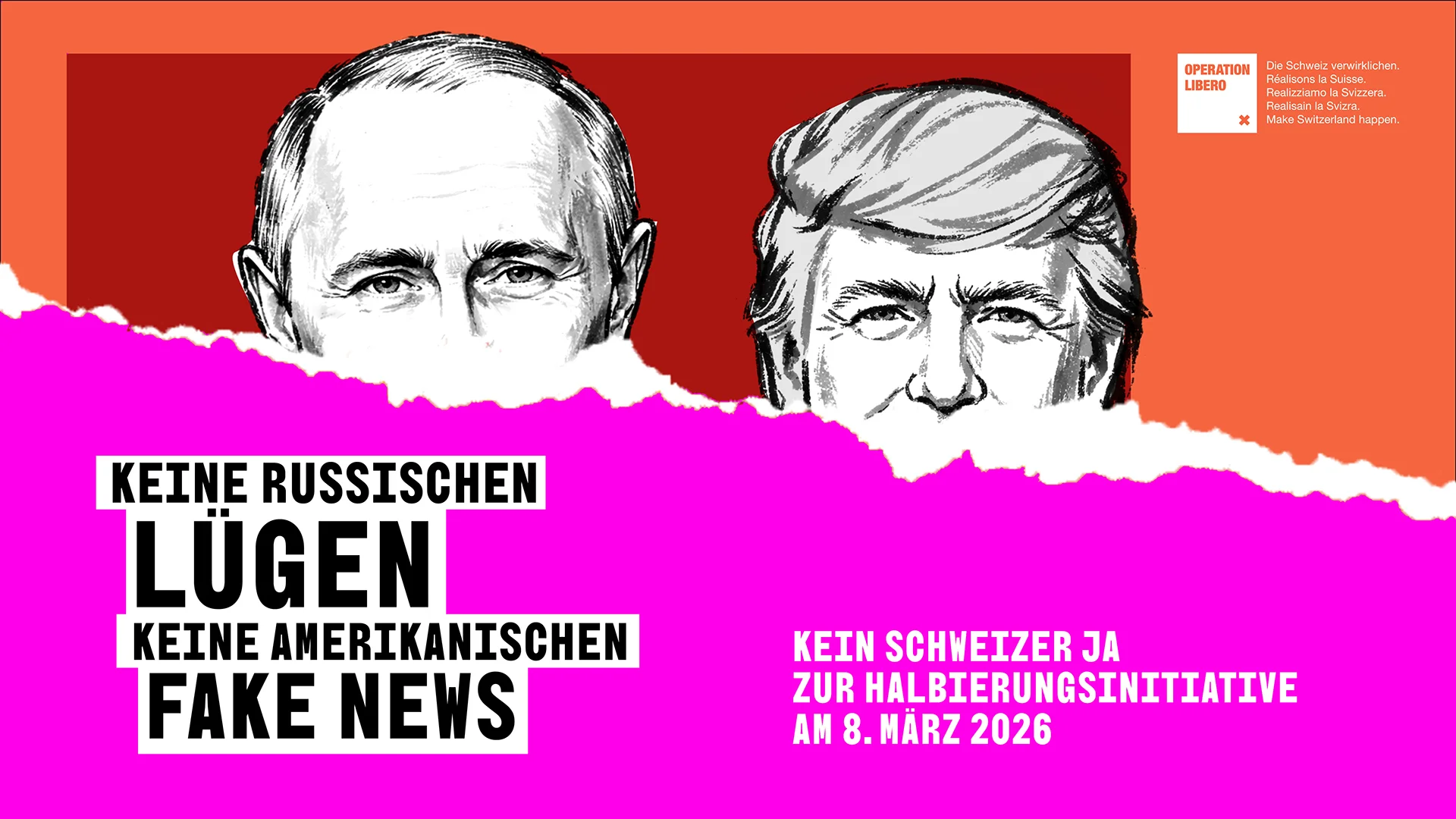 Nein zur Halbierungsinitiative am 8. März