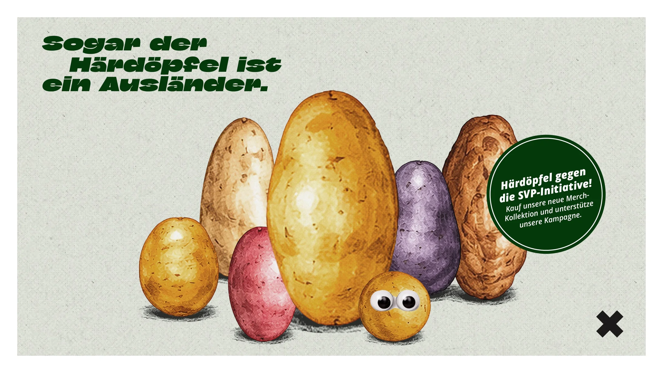 Mit Härdöpfel gegen die SVP