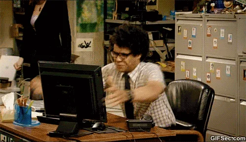 gif frust wegwerfen