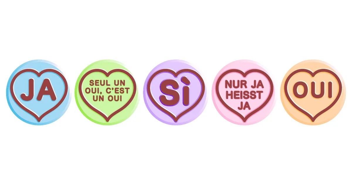 Kampagne Nur Ja heisst Ja von Operation Libero