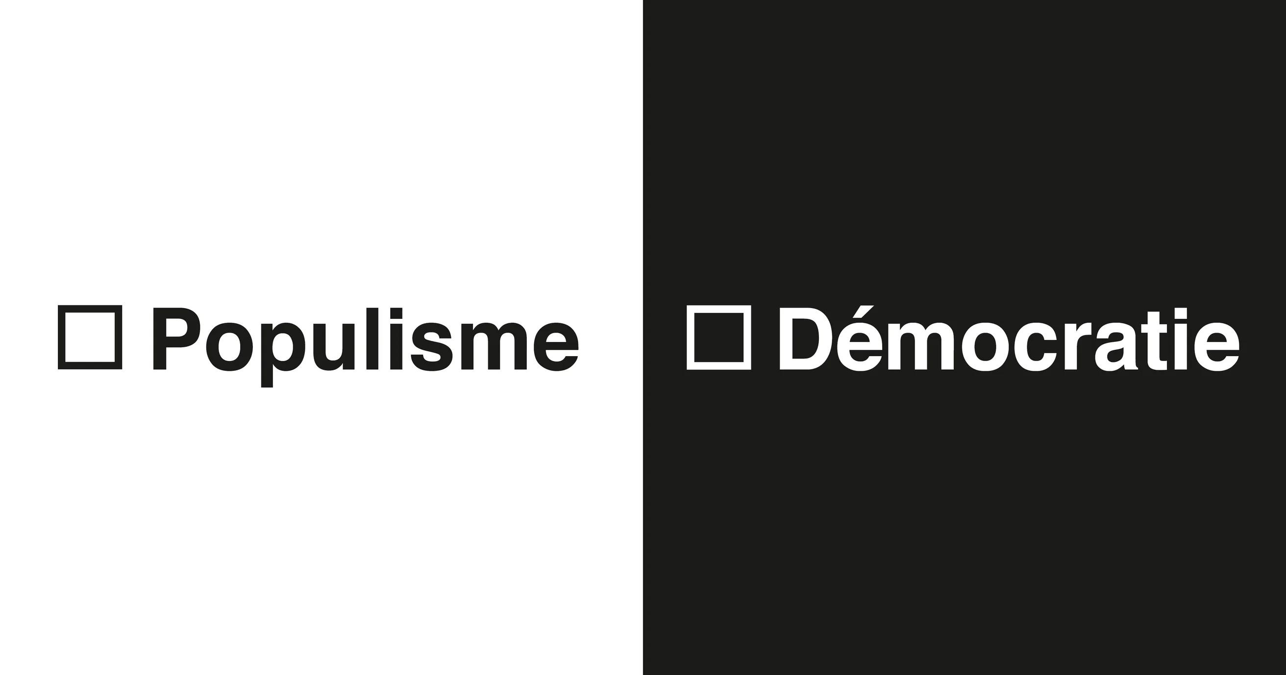 Populisme Democratie Opération Libero