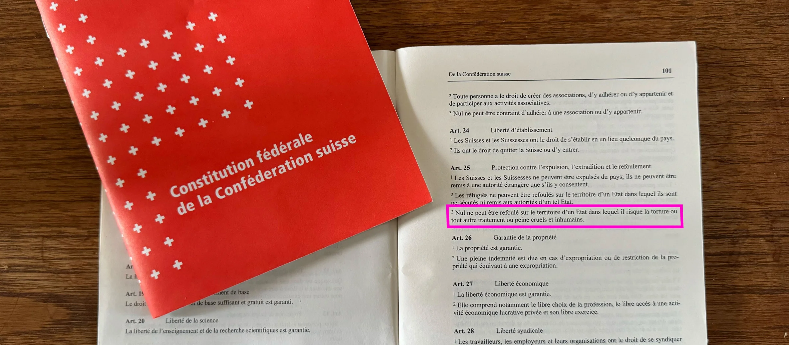 Contre l'initiative “pour la protection des frontières”