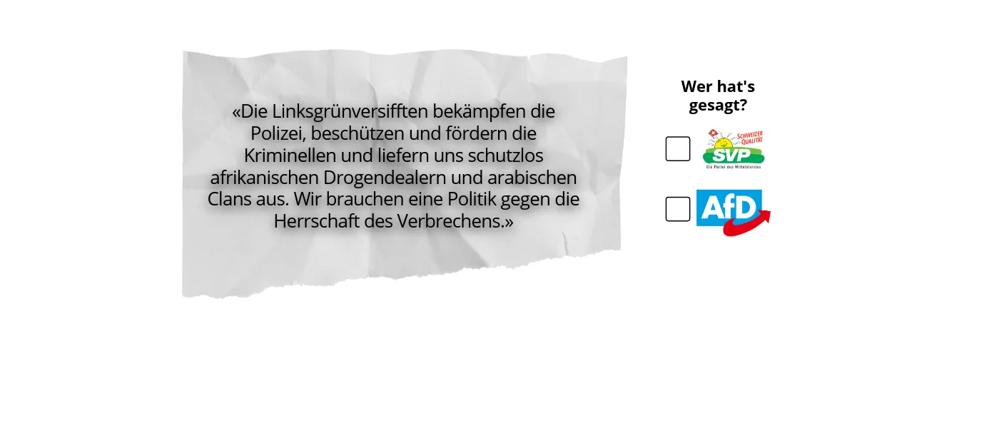 Die AfD ist ein rechtsextremer Verdachtsfall. Und die SVP?