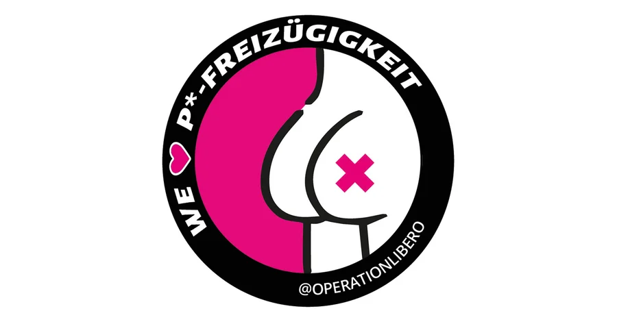 sticker freizügigkeit weiss