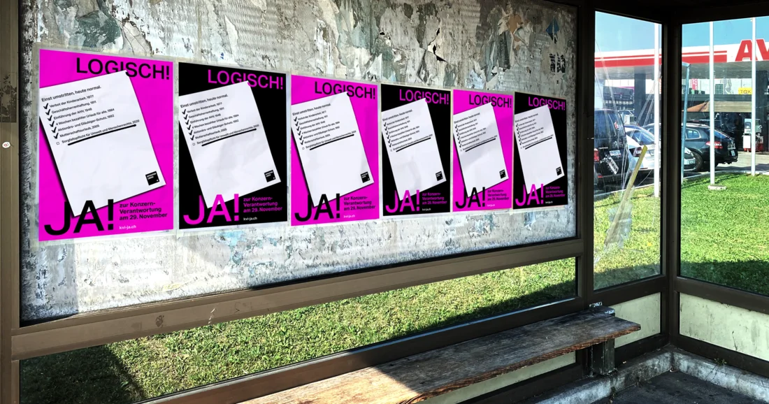 Konzernverantwortung Plakate Mockups
