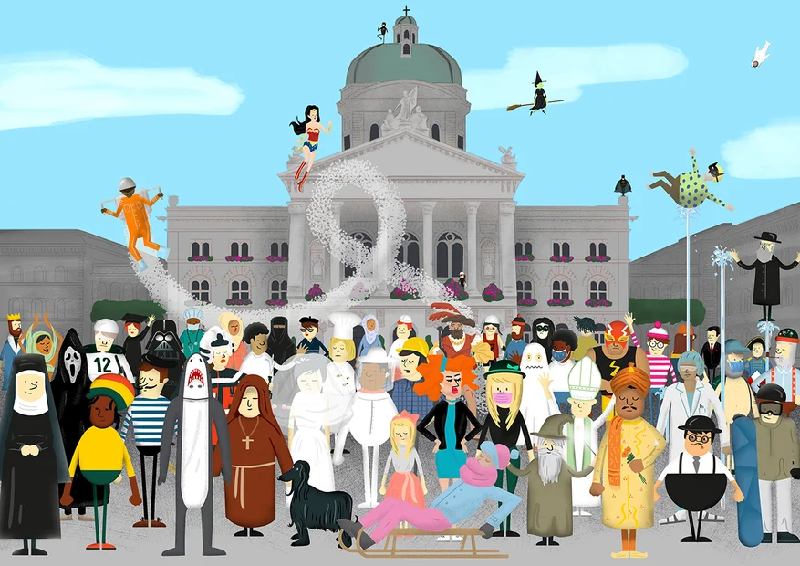 Operation Libero Wimmelbild Sharing