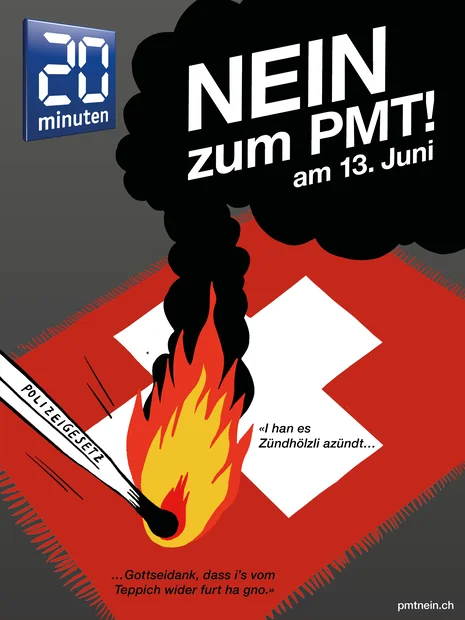 PMT-Inserat 20 Minuten Zündhölzli