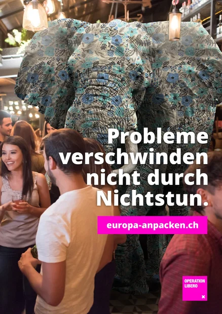 Elefant im Raum Plakat