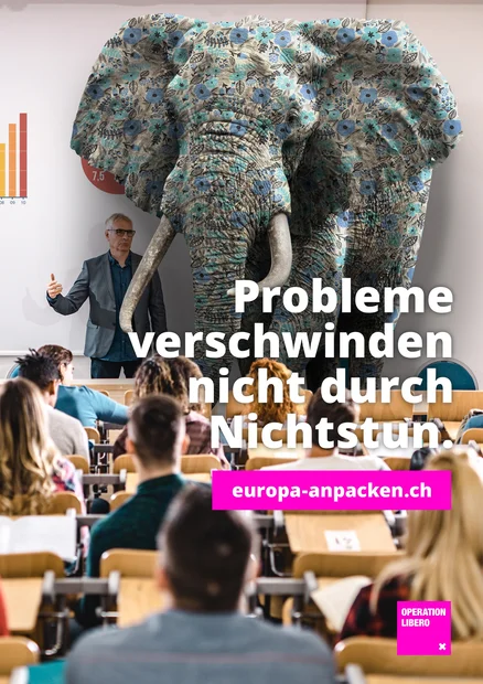 Elefant im Raum Plakat