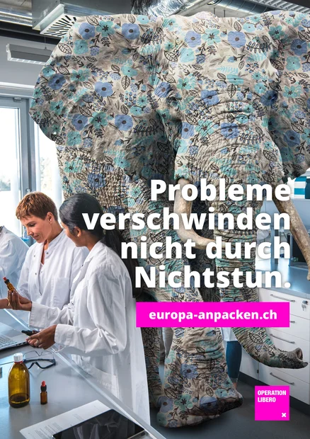 Elefant im Raum Plakat