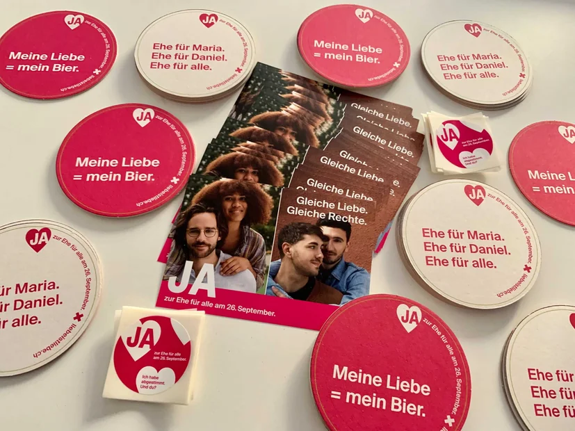 Ehe für alle Kampagne von Operation Libero
