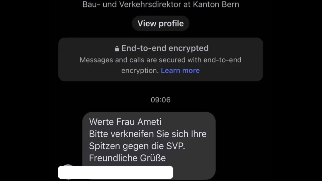 Screenshot von Facebook