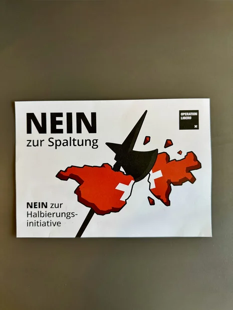 Flyer Halbierungsinitiative