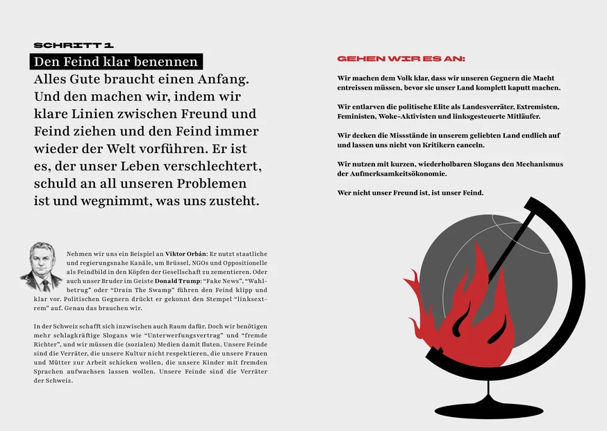 Autokraten-Leitfaden der Operation Libero. Nein zur Halbierungsinitiative am 8. März.