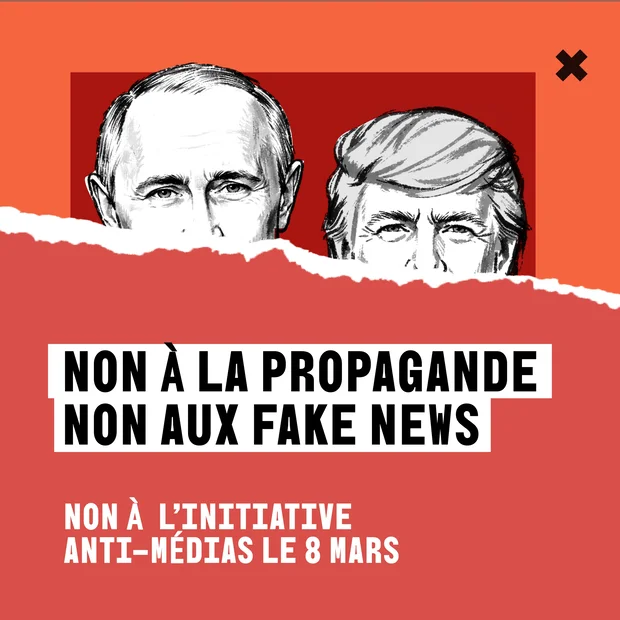 NON á l'initiative anti-médias le 8 mars