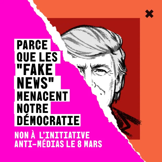 NON á l'initiative anti-médias le 8 mars