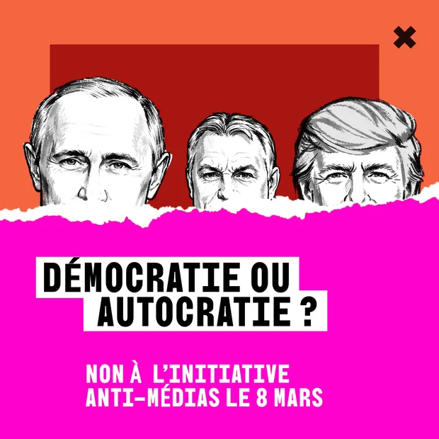 NON á l'initiative anti-médias le 8 mars