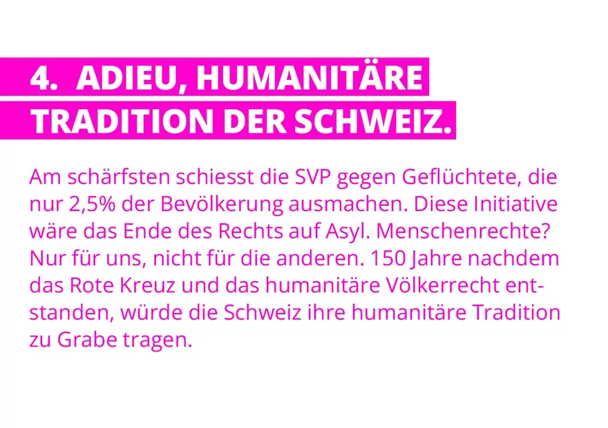 Am 14. Juni NEIN zum immer gleichen Spiel der SVP