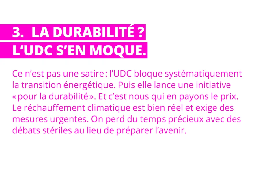 Le 14 juin, NON au jeu sans fin de l'UDC