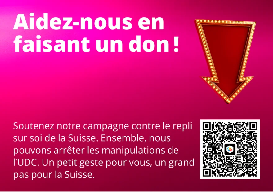 Le 14 juin, NON au jeu sans fin de l'UDC