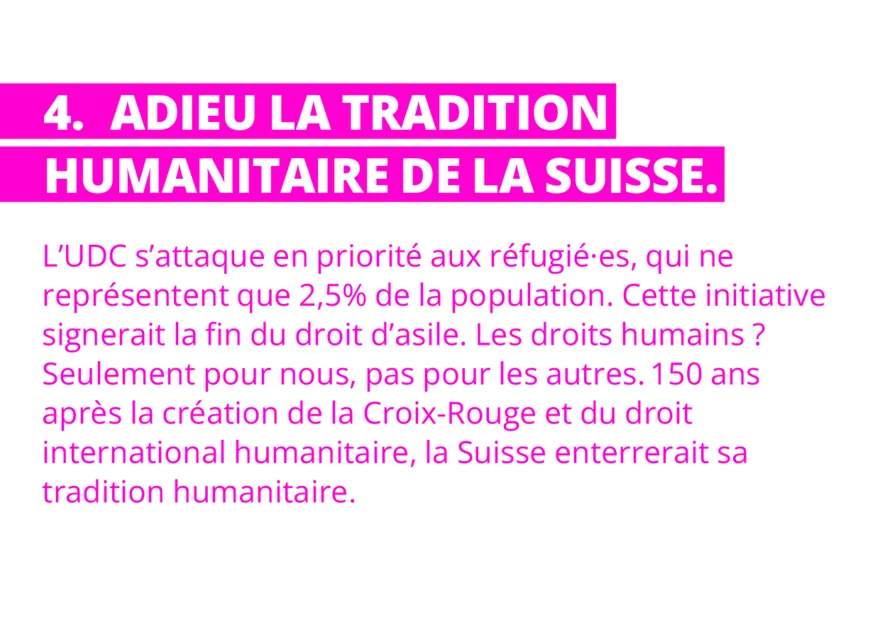 Le 14 juin, NON au jeu sans fin de l'UDC