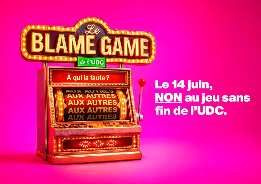 Le 14 juin, NON au jeu sans fin de l'UDC