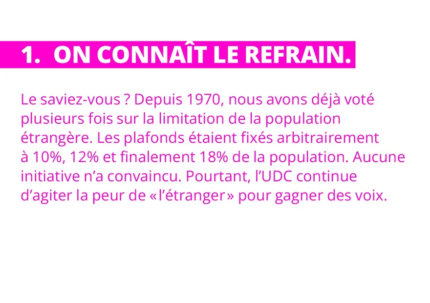 Le 14 juin, NON au jeu sans fin de l'UDC