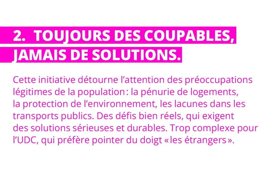 Le 14 juin, NON au jeu sans fin de l'UDC