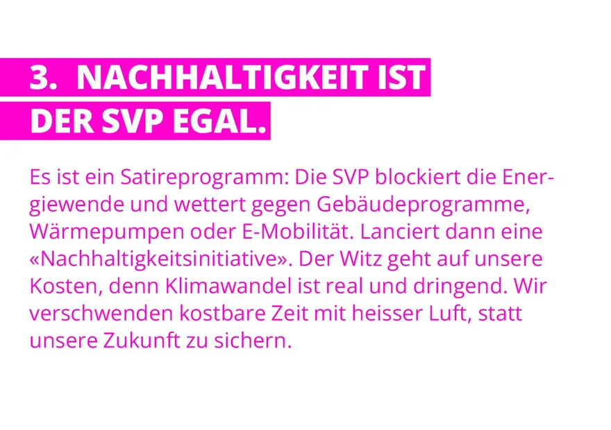 Am 14. Juni NEIN zur «Nachhaltigkeitsinitiative»