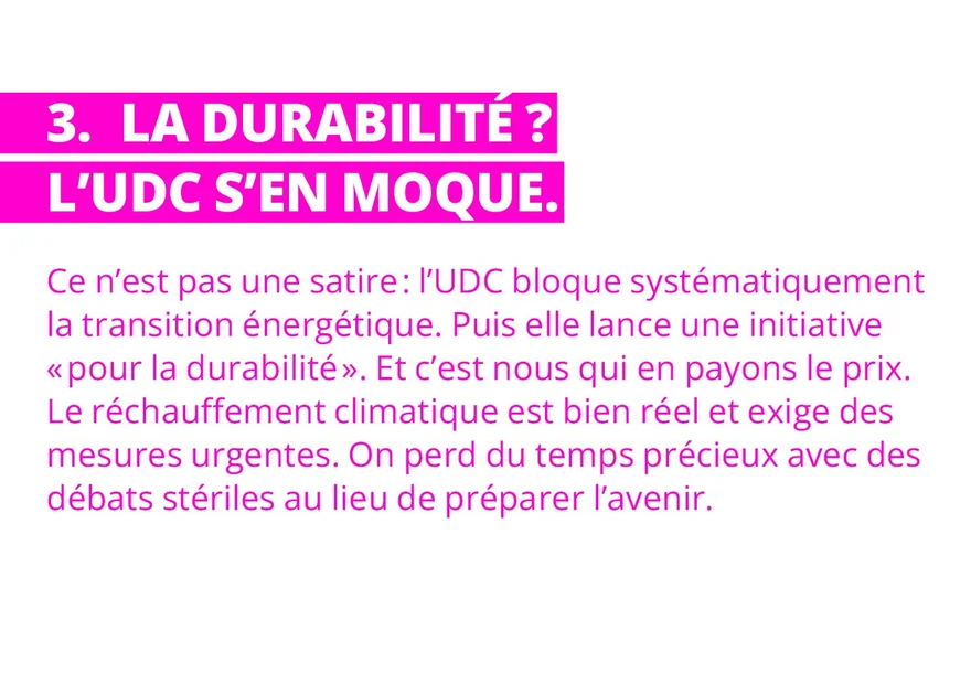Le 14 juin, NON au jeu sans fin de l'UDC