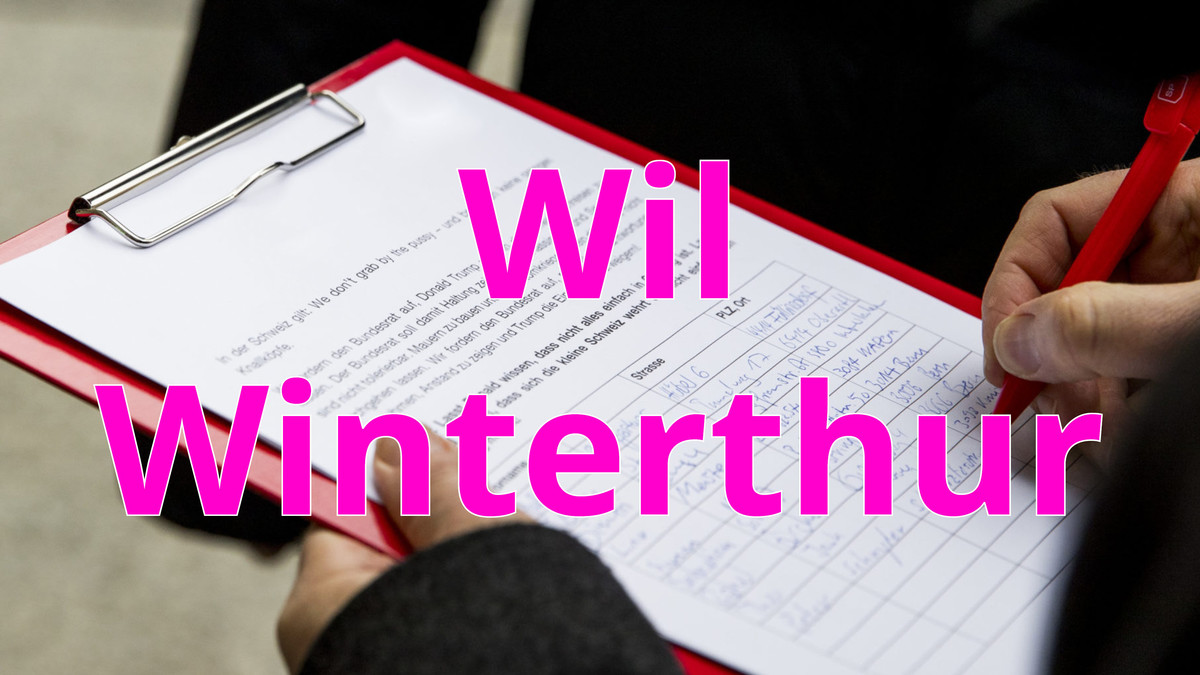 Unterschriften Wil Winterthur