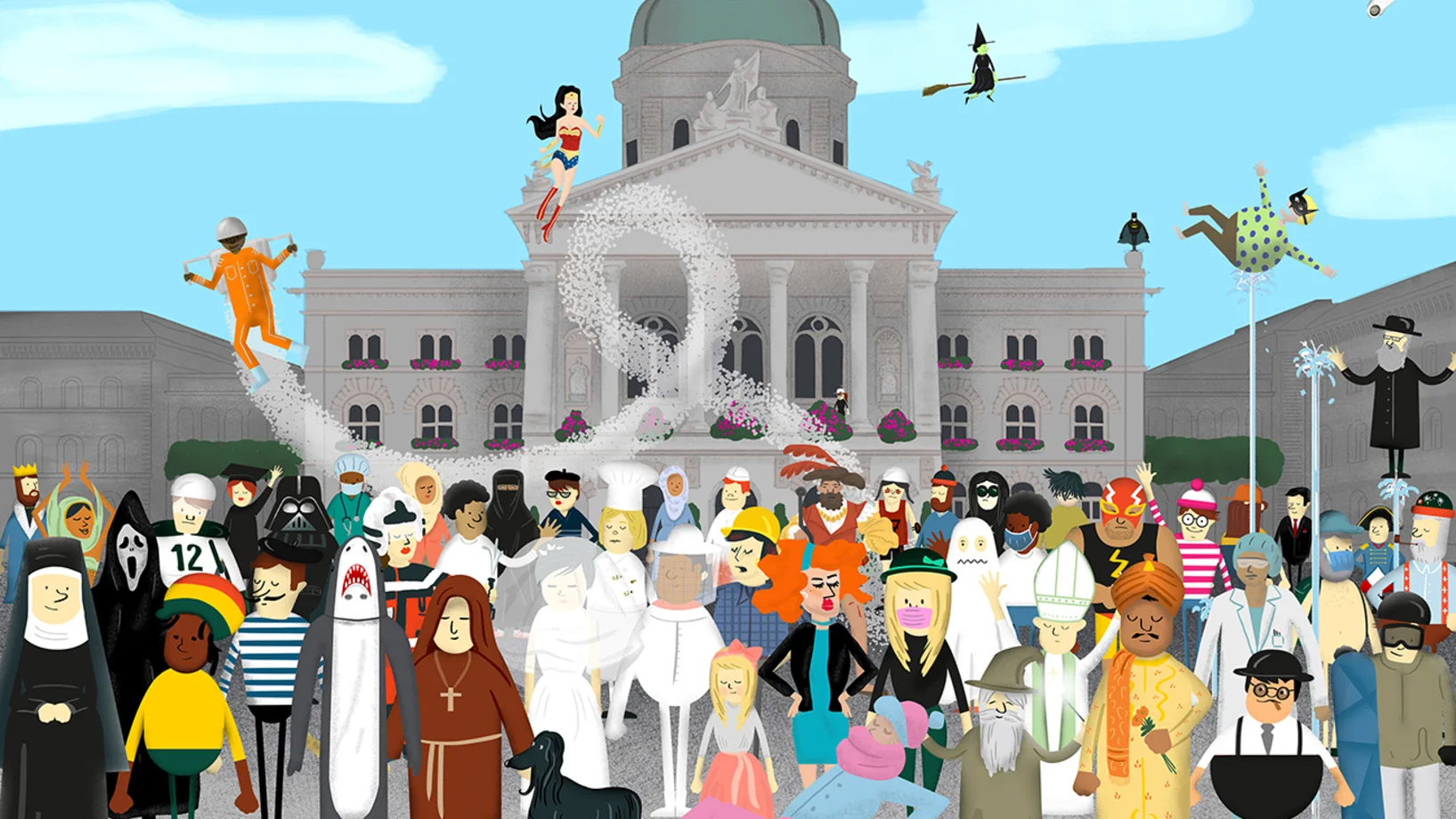 Operation Libero Wimmelbild Sharing