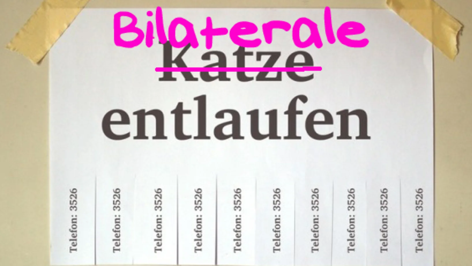 Operation Libero Bilaterale entlaufen