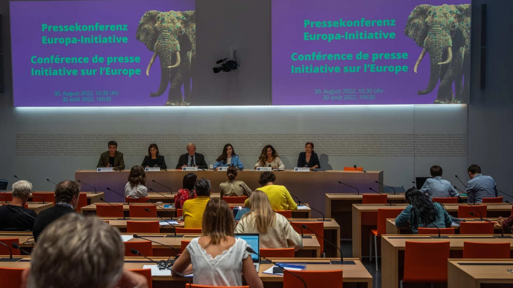 Pressekonferenz der Europa-Initiative August 2022