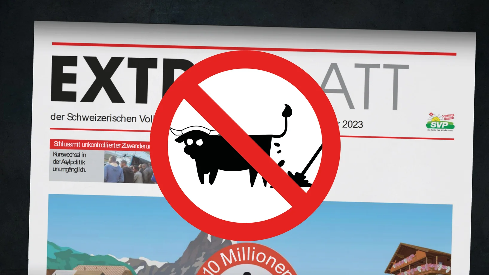 SVP-Extrablatt im Bullshit-Check