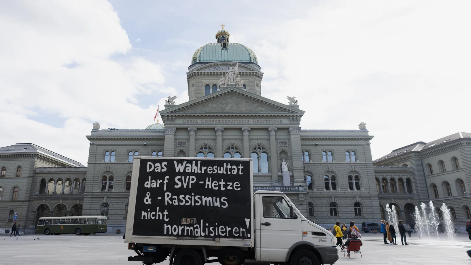 Wahlsonntag Medienbilder