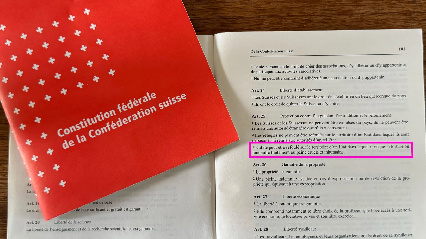 Contre l'initiative “pour la protection des frontières”